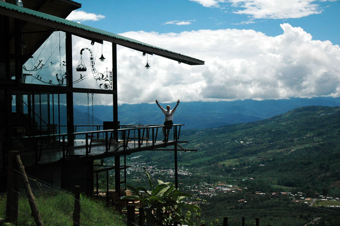 Volare Retreat - morning skies light up the valley below 