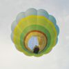 hot air balloon flying above Costa Rica